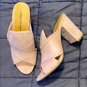 Baby pink heels 4inch